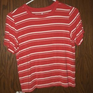 Cute red and white striped shirt